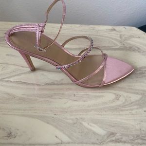 Villa Rouge Pearl Pink jeweled Heels